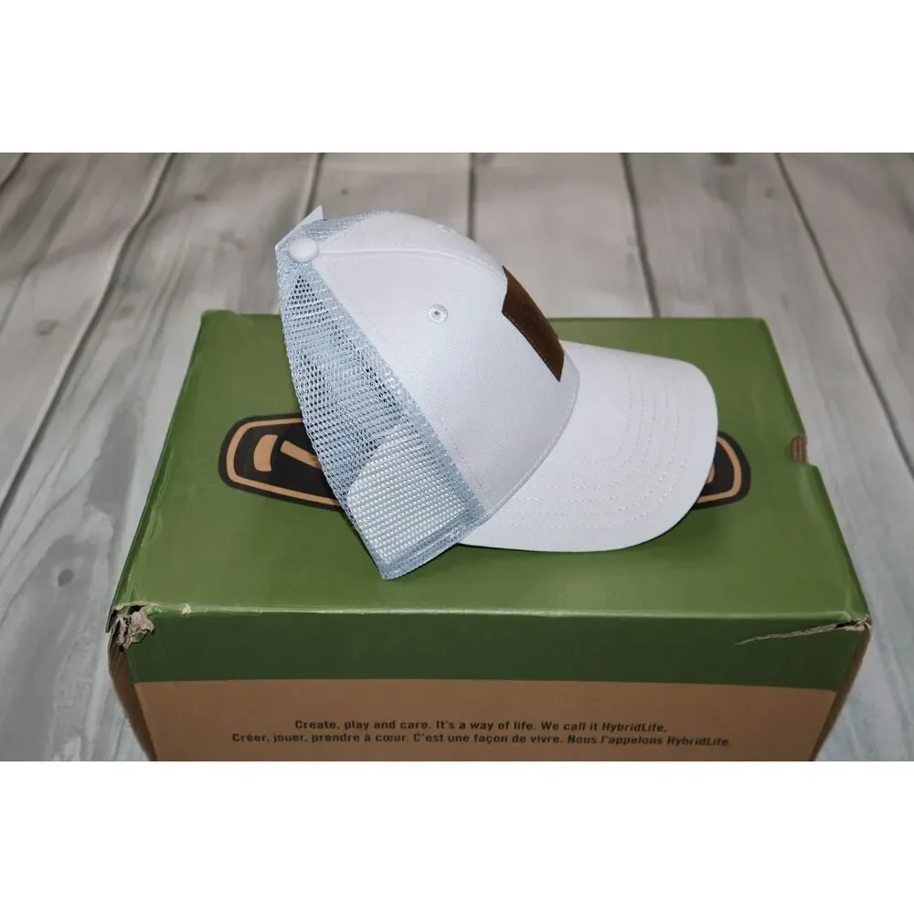 NEW Topo Designs Trucker Hat Cap Snapback Gray Original Logo Patch One Size
